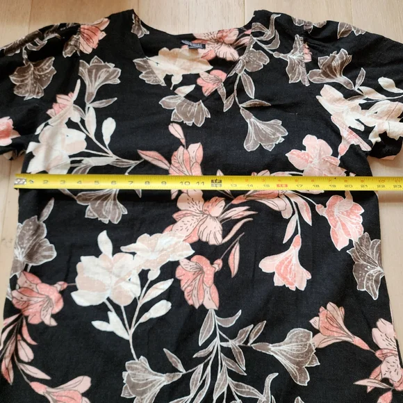 Nicole Miller Linnen Floral Dress Size XL - Picture 13 of 14